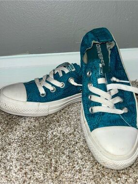 Rare teal Converse Low Top Sneakers